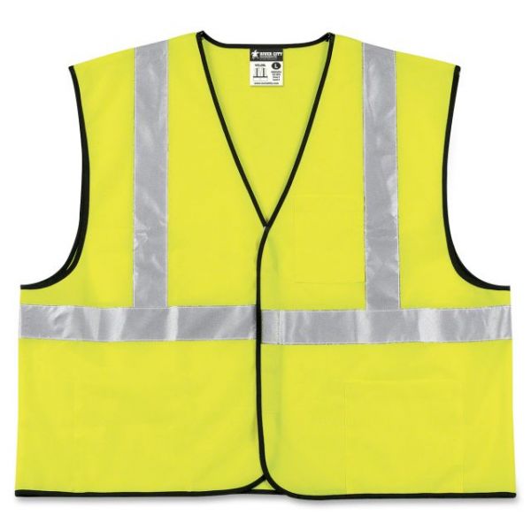 MCSCRWVCL2SLXL Crews ANSI Class II Safety Vest