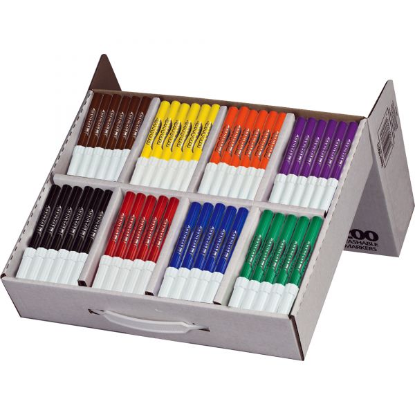 DIX80613 Prang Washable Markers Classpack