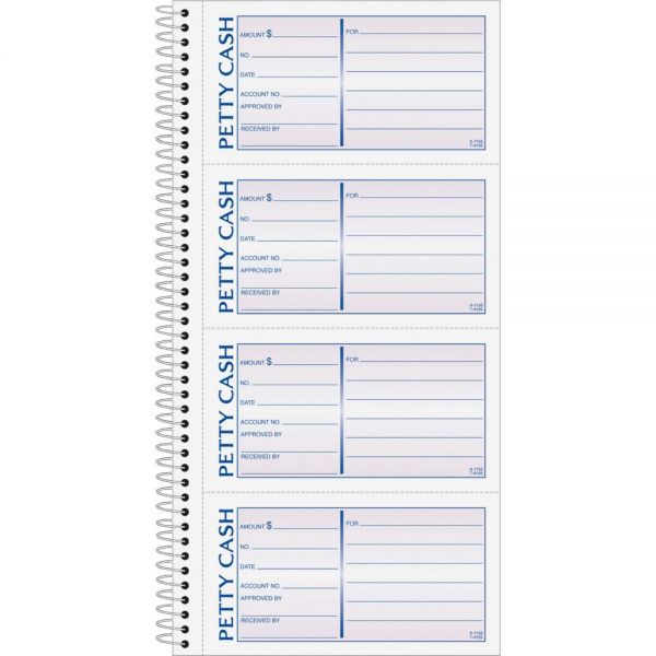 ABFSC1156 Adams 2-Part Petty Cash Receipt Book