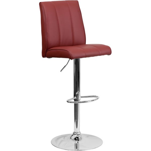 FHFCH122090BURGGG Flash Furniture Contemporary Barstool