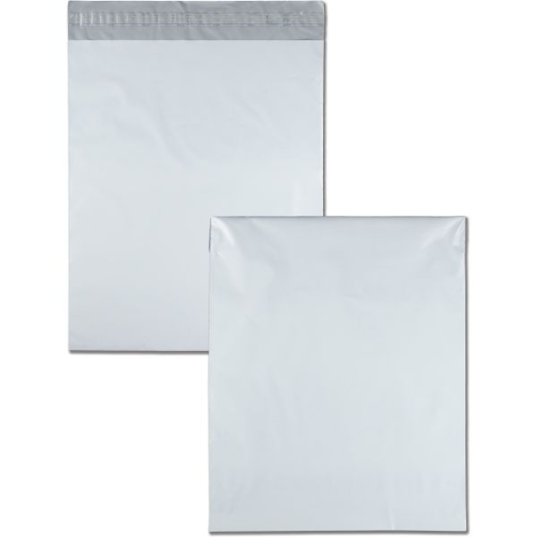 QUA46200 Quality Park Redi Strip Poly Mailer, 14 x 17, White, 100/Box