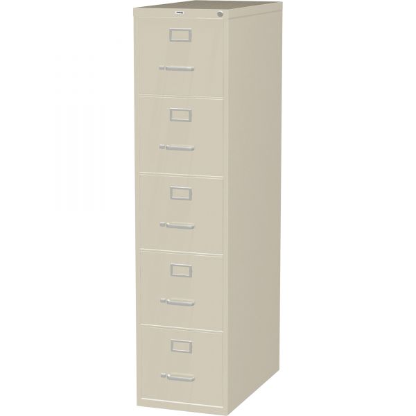 LLR48497 Lorell Commercial Grade 5 Drawer Vertical File Cabinet