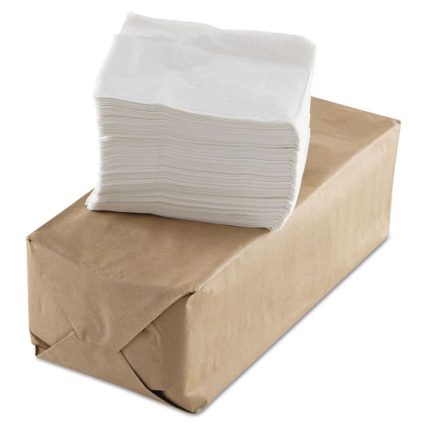 GENUS501 GEN Tall-Fold Napkins, 1-Ply, White, Paper, 10000/Carton