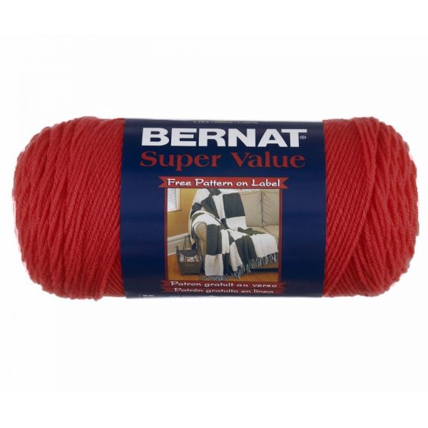 NOTM060696 Bernat Super Value Yarn - Peony Pink