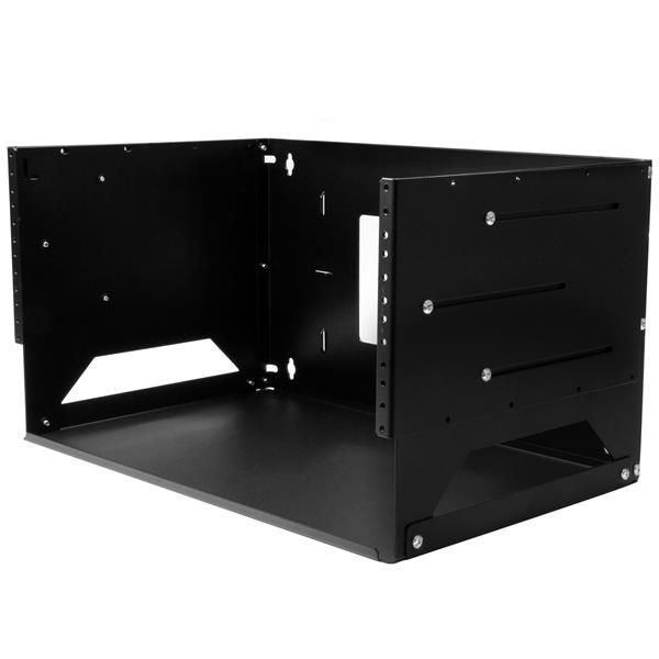 SYNX4678645 StarTech.com 4U Wallmount Server Rack with Built-in Shelf - Solid Steel - Adjustable Depth 12in to 18in
