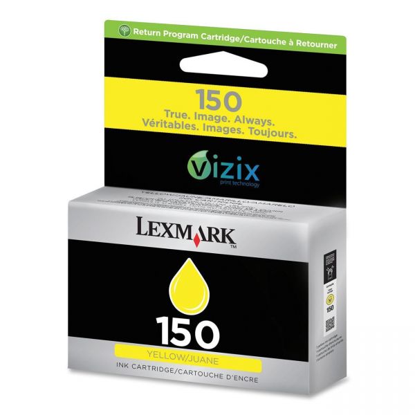 LEX14N1610 Lexmark #150 Yellow Return Program Ink Cartridge (14N1610)