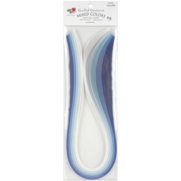 NOTM159492 Quilling Paper Mixed Colors .125" 100/Pkg