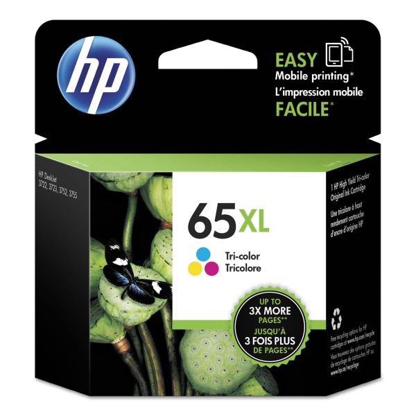 HEWN9K03AN HP 65XL (N9K03AN) Tri-Color Original Ink Cartridge