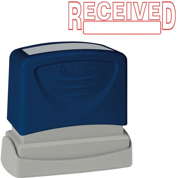 SPR60026 Sparco RECEIVED Red Title Stamp