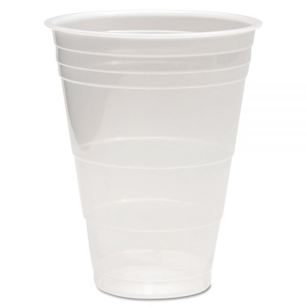 BWKTRANSCUP16PK Boardwalk Translucent Plastic Cold Cups, 16oz, Polypropylene, 50/Pack