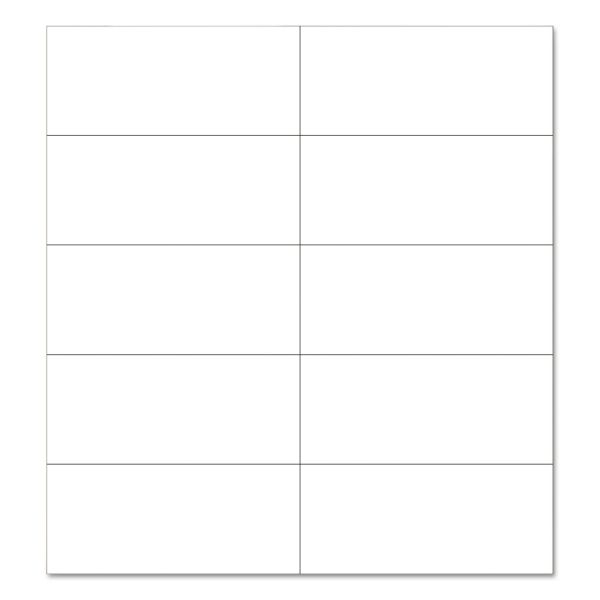 BVCFM2418 MasterVision Dry Erase Magnetic Tape Strips, White, 2" x 7/8", 25/Pack