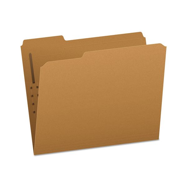 PFXFK211 Pendaflex Kraft Fastener Folders, 1 Fastener, 1/3 Cut Tabs, Letter, 50/Box