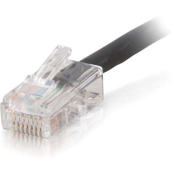 SYNX3481877 C2G 25ft Cat5e Non-Booted Unshielded (UTP) Network Patch Cable (Plenum Rated) - Black