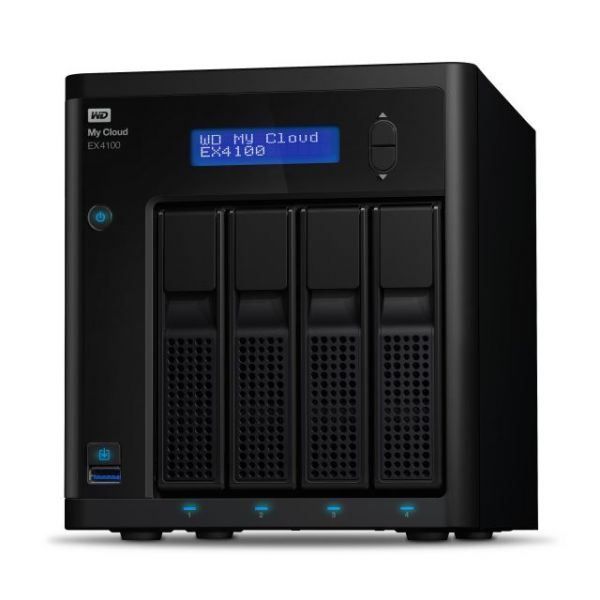 SYNX4127400 WD My Cloud Business Series EX4100, 24TB, 4-Bay Pre-configured NAS with WD Red Drives