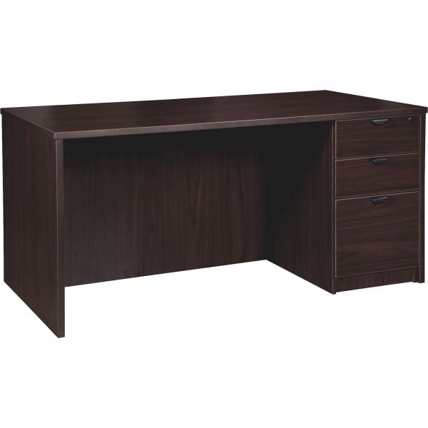 LLR79007 Lorell Prominence 79000 Series Pedestal Computer Desk