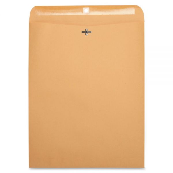 BSN36667 Business Source Gummed 12" x 15 1/2" Clasp Envelopes