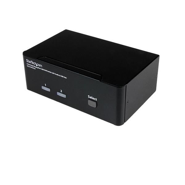SYNX2703374 StarTech.com 2 Port Dual DisplayPort USB KVM Switch with Audio