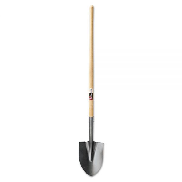 JPT1554300 Jackson Eagle Long-Handle Round Point Shovel, No. 2 Blade, 46" Handle, Steel/Ash
