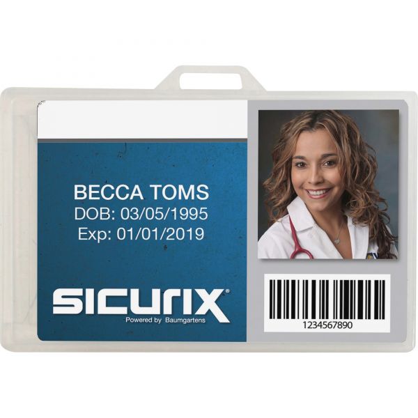 BAU68110 Baumgartens Horizontal ID Card Holders
