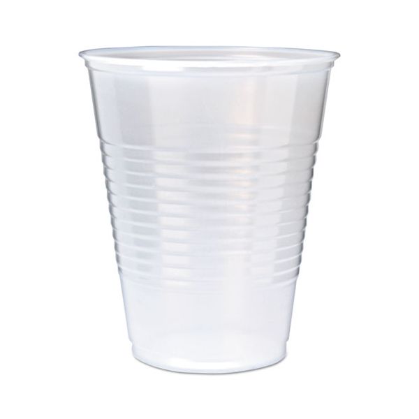 FABRK9 Fabri-Kal RK Ribbed Cold Drink Cups, 9oz, Clear, 100/Sleeve, 25 Sleeves/Carton