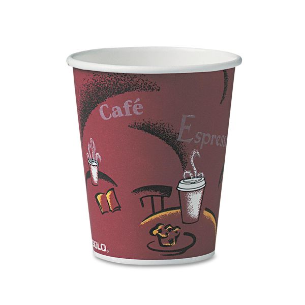 SCC370SIPK Dart Bistro Design Hot Drink Cups, Paper, 10oz, 50/Pack