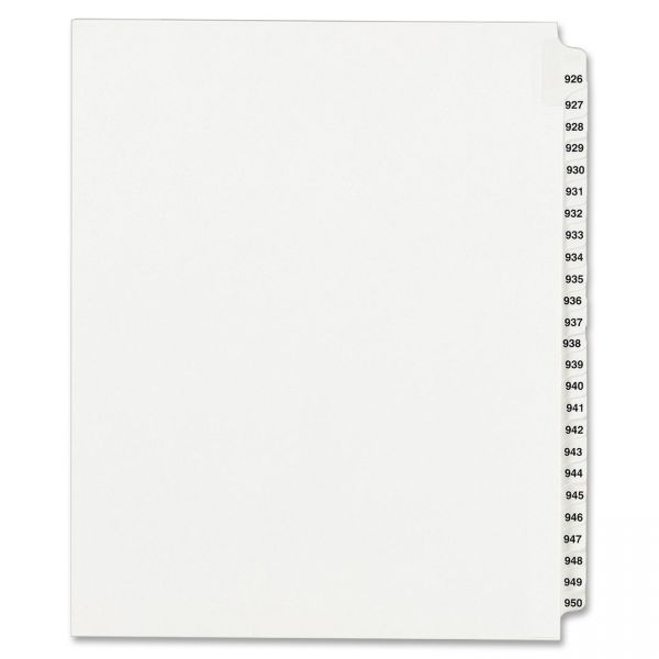AVE82316 Avery Side Tab Collated Legal Index Dividers