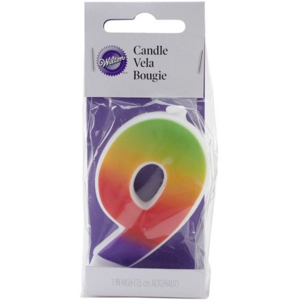NOTM155068 Rainbow Candle 1/Pkg