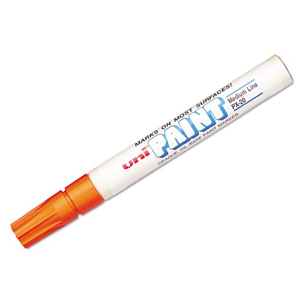 SAN63607 Sanford uni-Paint uni-Paint Marker, Medium Point, Orange