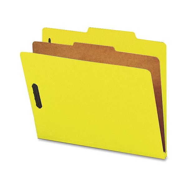 NATSP17204 Nature Saver Yellow Classification Folders