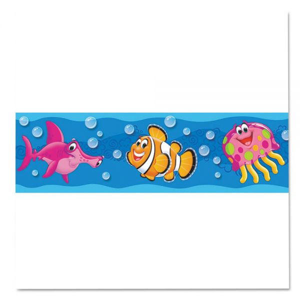 TEPT85130 TREND Bolder Borders, 11 panels, 2 3/4" x 39", Sea Buddies