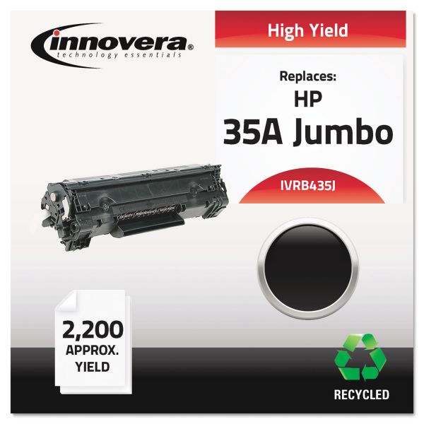 IVRB435J Innovera Remanufactured CB435A(J) (35AJ) Extra High-Yield Toner, Black