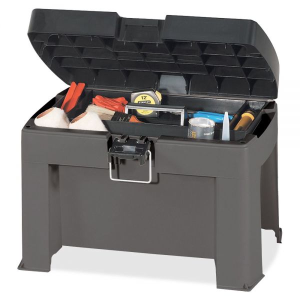 GJO02344 Genuine Joe Storage Step Stool