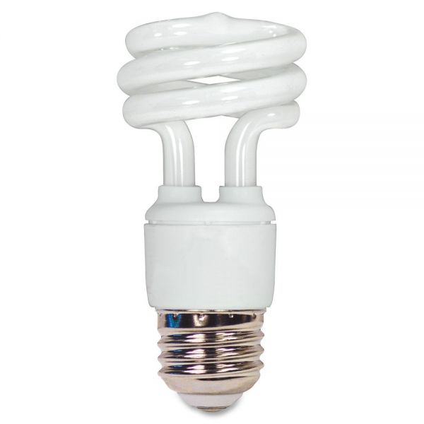 SDNS7214 Satco T2 11-watt Mini Spiral CFL Bulb