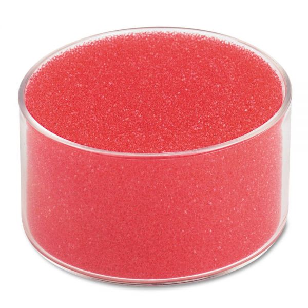 UNV56503 Universal Sponge Cup Moistener, 3" Dia, Clear