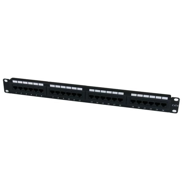 SYNX3924772 StarTech.com 24 Port 1U Rackmount Cat 6 110 Patch Panel
