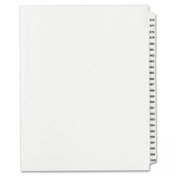 AVE82318 Avery Side Tab Collated Legal Index Dividers