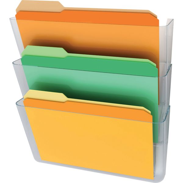 DEF73601RT Deflect-o Stackable Wall File Pockets