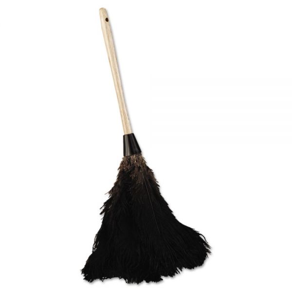 BWK20BK Boardwalk Professional Ostrich Feather Duster, 10" Handle