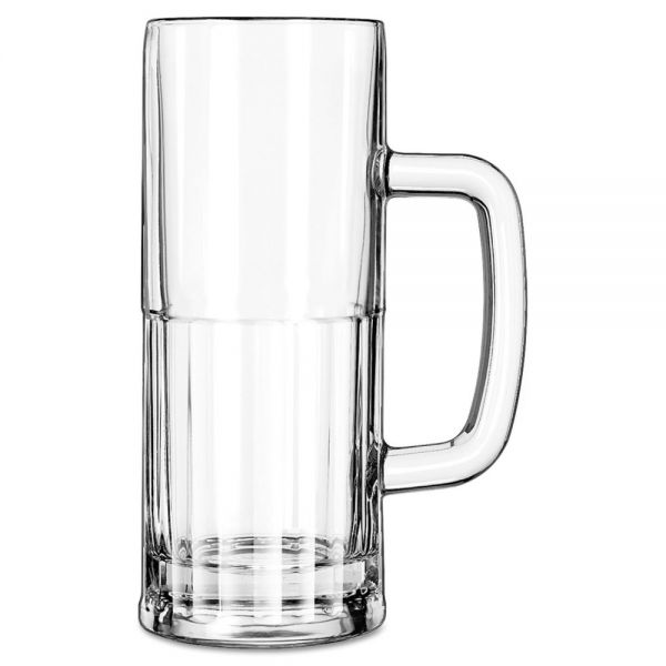 LIB5360 Libbey Glass Mugs and Tankards, Mug, 22oz, 8" Tall, 12/Carton