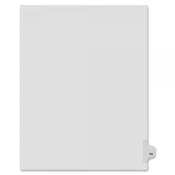 KLF82274 Kleer-Fax 80000 Series Side Tab Legal Index Dividers