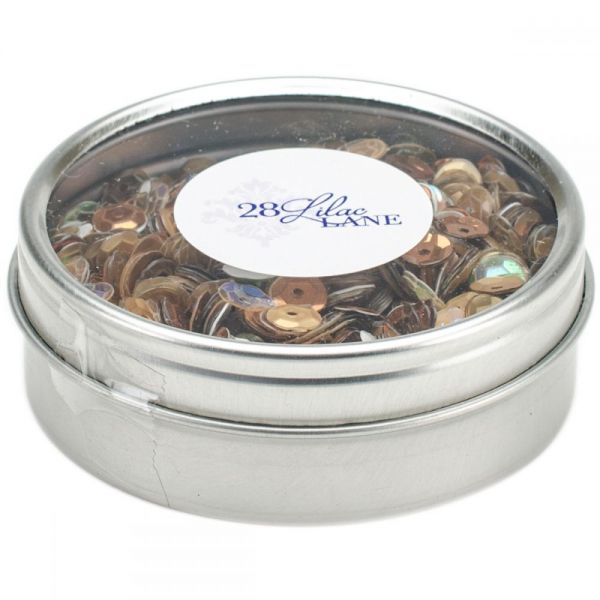 NOTM335388 28 Lilac Lane Tin W/Sequins 40g