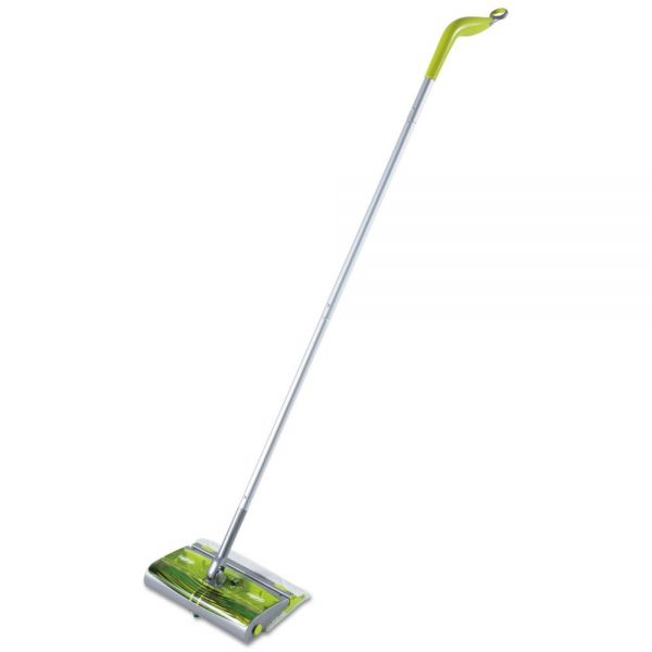 PGC88710CT Swiffer Sweep & Trap System, 10" x 8" Head, 46" Handle, Green/Silver, 2/Carton