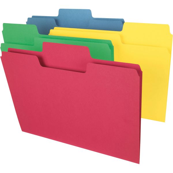 SMD11988 Smead SuperTab Colored File Folders
