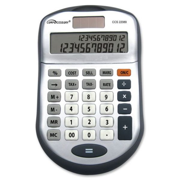 CCS22089 Compucessory 22089 2-line 12-digit Calculator