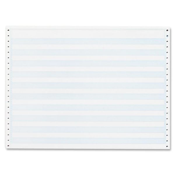 SPR02180 Sparco Continuous Blue Bar Computer Paper