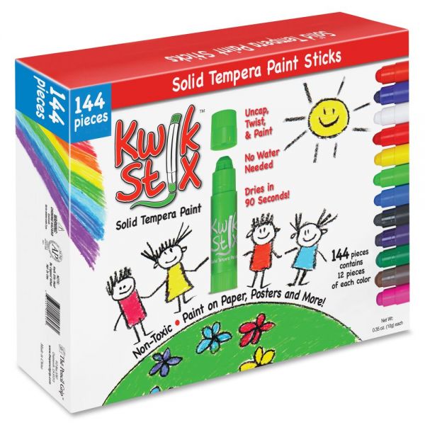 TPG644 Kwik Stix Solid Tempera Paint Sticks