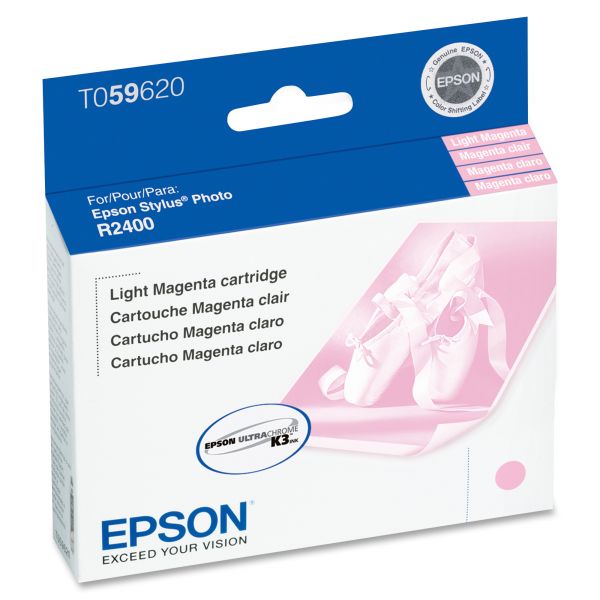 EPST059620 Epson T059620 (59) UltraChrome K3 Ink, Light Magenta