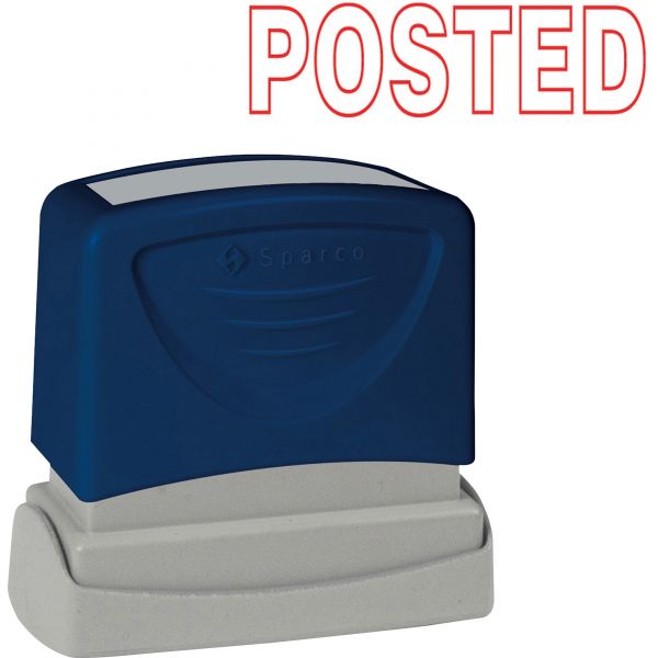 SPR60024 Sparco POSTED Red Title Stamp