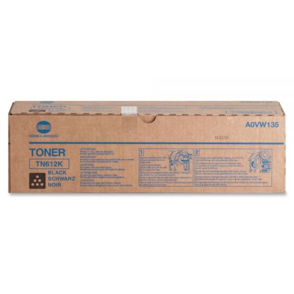 KNMA0VW135 Konica Minolta TN-612K Black Toner Cartridge