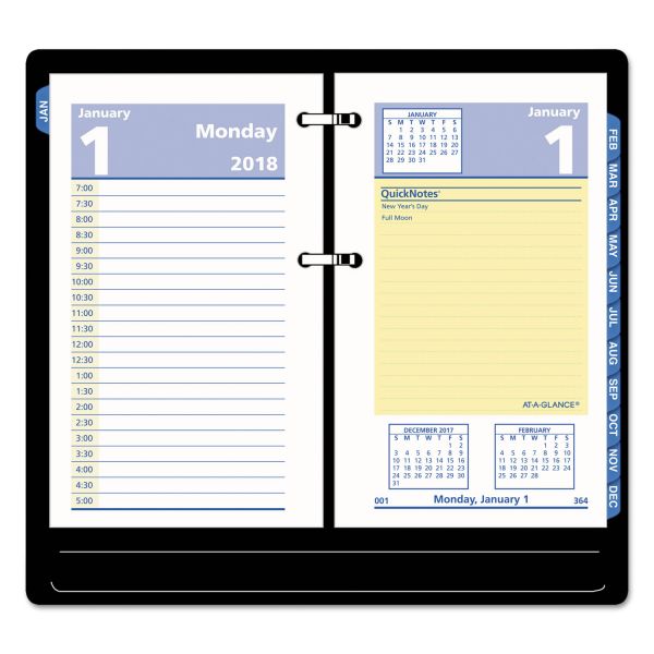 AAGE51750 AT-A-GLANCE QuickNotes Desk Calendar Refill, 3 1/2 x 6, 2019